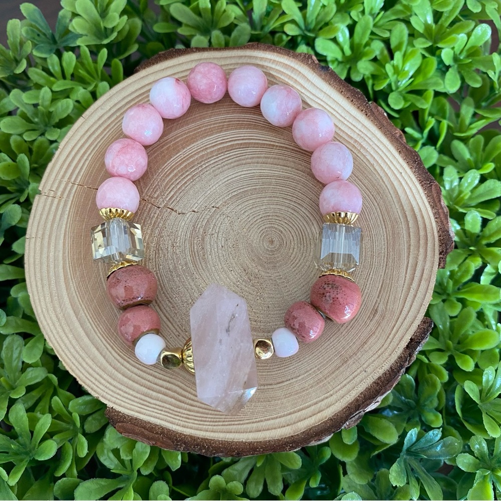 ⚡️ Mega Sale ⚡️ Lovely natural stones handmade stretch bracelet